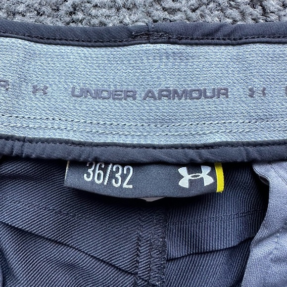Mens Under Armour Match Play Golf Pants Waist 36 Length 32 Black Activewear - Picture 5 of 11